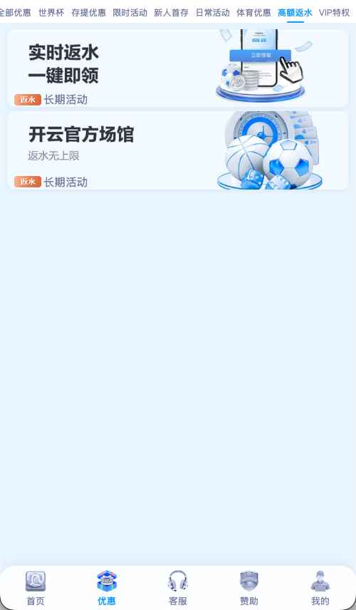 开云体育高额度返水优惠